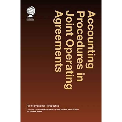 Accounting Procedures In Joint Operating Agreements    Format Reli 