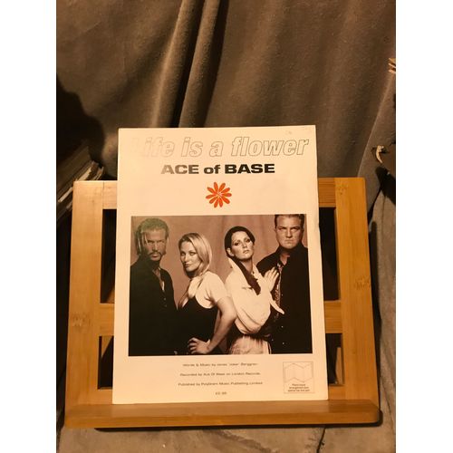 Ace Of Base Life Is A Flower Partition Chant Piano Accords d. Polygram 1998