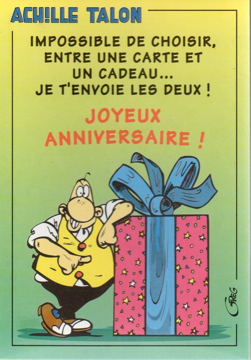 Achille Talon Par Greg Joyeux Anniversaire 1995 Ref 011 805 Rakuten