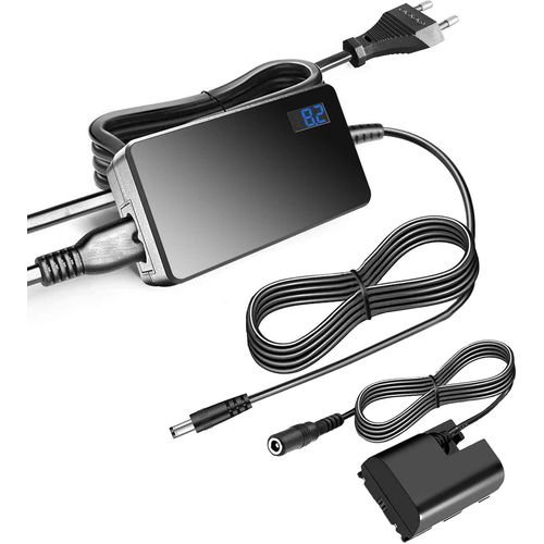 ACK-E6 Adaptateur Secteur DR-E6 Coupleur CC LP-E6 LP-E6N Kit Adaptateur de Batterie factice pour appareils Photo Canon EOS R R5 R6 90D 80D 60D 60Da 6D 7D Mark II, 5D Mark III.