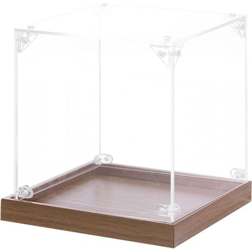 Acrylique Prsentoir Coffret, 6''x6''x6'' Clair Prsentoir Bote Assembler Anti-Poussire Stockage Organisateur Vitrine Pour Objets Collection Action Figurines