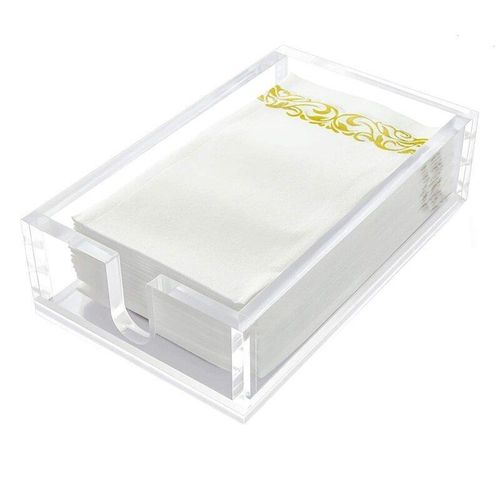 Acrylique Serviette Porte Serviettes, Salle De Bain Claire Essuie Mains En Papier Plateau De Rangement Buffet Porte Serviettes, Porte Serviettes S