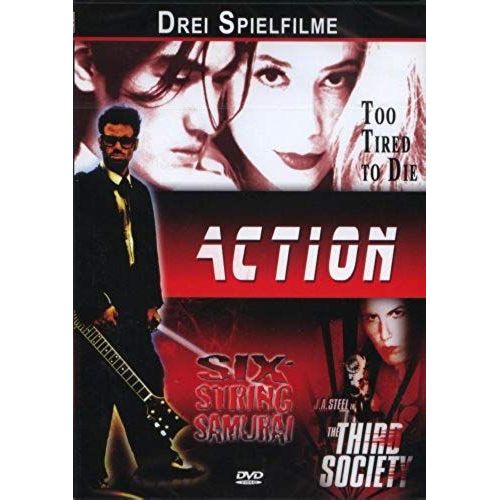 Action - Drei Spielfilme Auf 1 Dvd: To Tired To Die / Six-String Samurai / The Third Society (German Release) de Unknown