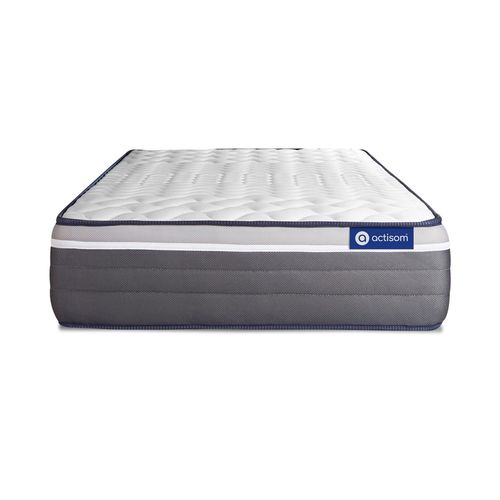 Actisom Matelas 120x200 Latex+Memoire De Forme Maxi Epaisseur 7zones De Confort