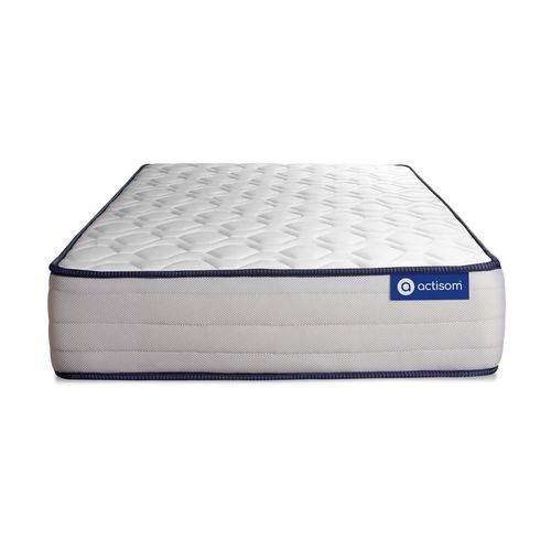 Actisom Matelas Ressorts Ensaches Et Memoire De Forme Actiflex Form 80x200 Cm 5zones De Confort