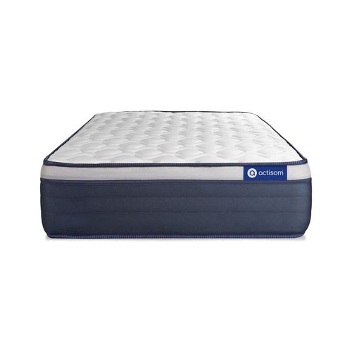 Actisom Matelas Ressorts Ensaches+Memoire De Forme Actiflex Max 120x200 Cm Maxi Epaisseur 7zones De Confort