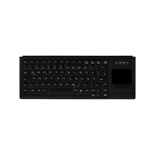 Active Key AK-4400-G Tastiera PS/2 QWERTZ Tedesca Nera Universale