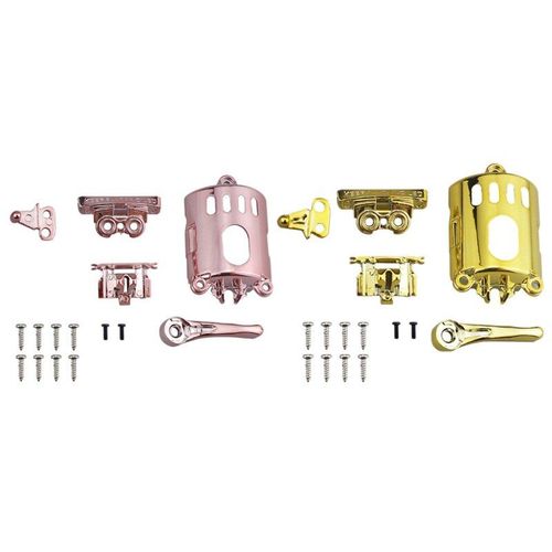 AD 2Set Tondeuse Modifi Coquille Tondeuse  Cheveux Couvercle De Logement pour Wahl Accessoire De Rechange 8148 8591 Kit, Or Rose et Or