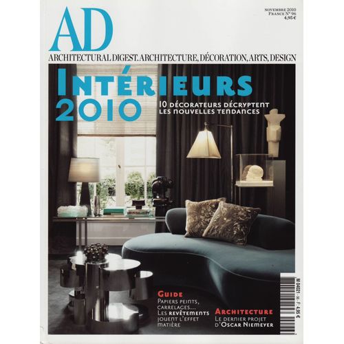 Ad Architectural Digest / 11-2010 N96 : Wolfgang Joop / Pierre Yovanovitch / Tristan Auer ...