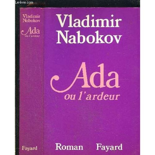 Ada Ou L Ardeur   de vladimir nabokov  Format Broch 