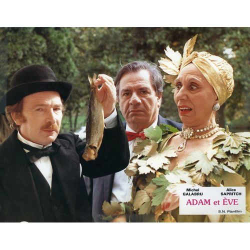 Adam Et ve : Jeu De Photos D'exploitation Cinmatographique - Format 21x27 Cm - De Jean Luret Avec Michel Galabru, Alice Sapritch, Jean-Marie Proslier, Popeck, Jackie Sardou - 1984