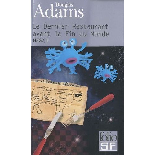 H2g2 Le Guide Du Voyageur Galactique - Tome 2 - Le Dernier Restaurant Avant La Fin Du Monde    Format Poche 