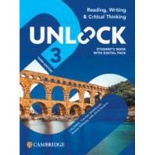 Unlock Level 3 Reading, Writing And Critical Thinking Student's Book With Digital Pack    Format Broch 