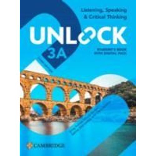 Unlock Level 3a Listening, Speaking And Critical Thinking Student's Book With Digital Pack    Format Broch 