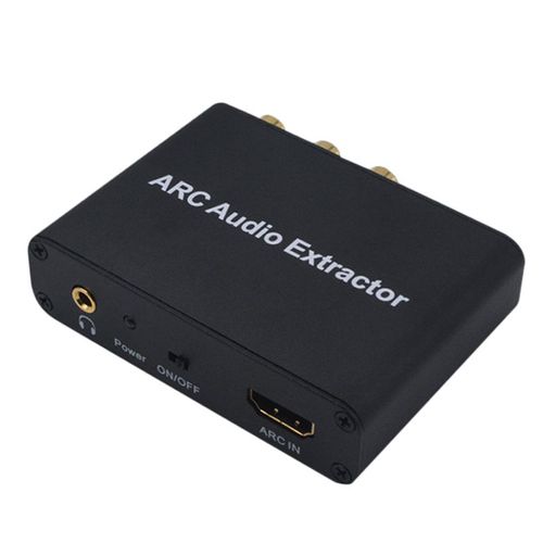 Adaptateur Audio HDMI, extracteur Audio ARC avec TOSLINK optique numrique SPDIF Coaxial et analogique 3.5mm L/R Audio stro