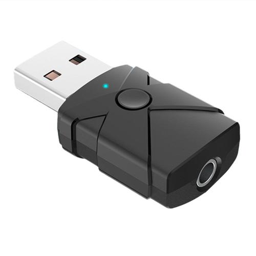 Adaptateur Audio USB Bluetooth 5.2 RCepteur Metteur Carte Son 3,5 Mm Aux Music Dongle pour TV Car Speaker PC