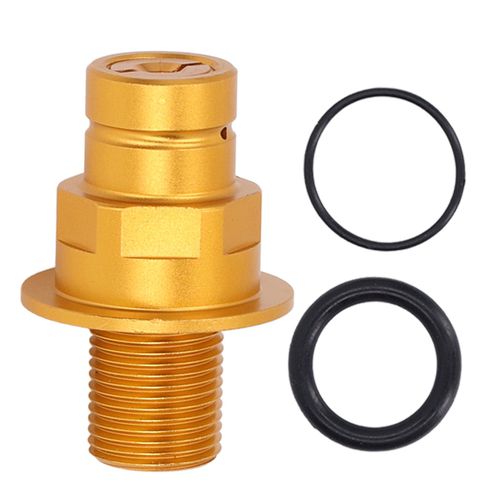 Adaptateur CO2 pour machine a soda en cuivre, connecteur pour machines Terra for Art Quick Connect, dore, M18 x 1,5