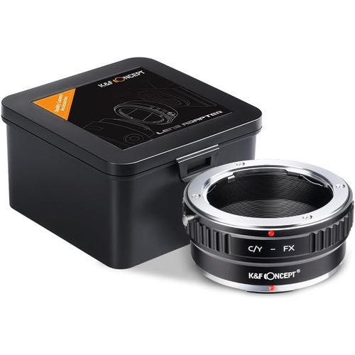 Adaptateur Contax Vers Fuji, Fujifilm Contax, C/Y Vers Fx, Adaptateur De Monture D'Objectif Pour Contax/Yashica Cy C/Y Vers Fujifilm Fuji X Fx Sans Miroir Pour Fuji Xt2 Xt20 Xe3 Xt[GOP6250664]