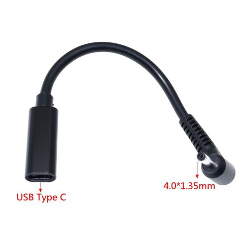 Adaptateur d'alimentation USB 3.1 Type C PD,convertisseur DC,connecteur de prise,cble 5.5x2.5mm mle pour ordinateur portable Bali Toshiba - Type 4.0-1.35mm