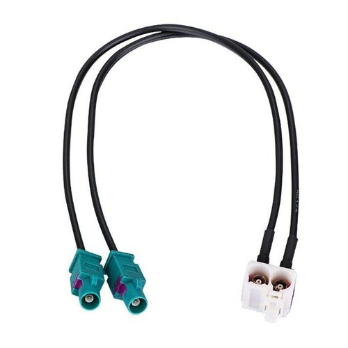 Adaptateur D'antenne Radio 2  2 Cbles De Conversion, Diversit D'antenne Rcd510 Rns 510 Fakra Rns510(Mfd3) Rcd510 310