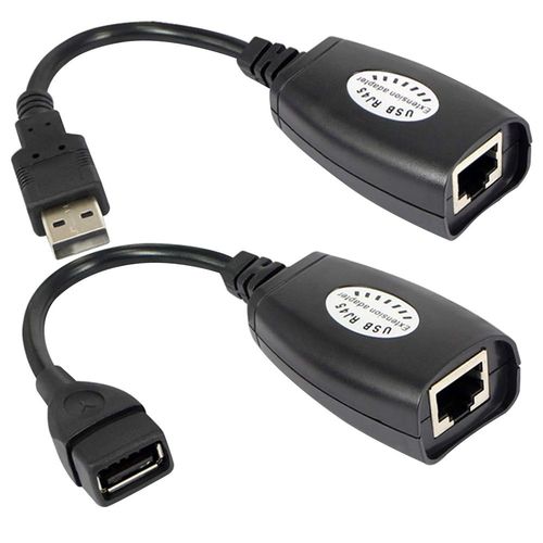 Adaptateur D'Extension de Cble USB Vers RJ45 RJ 45 LAN Extender USB Vers Amplificateur de Signal de Port RSeau