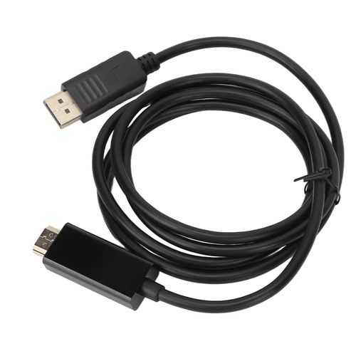 Adaptateur D'interface MultiméDia Displayport Vers Hd Convertisseur MâLe D'interface MultiméDia Dp MâLe Vers Hd Pour Tv Pc 1,8 M/5,9 Pieds 1080p Interface MultiméDia Dp Vers Hd