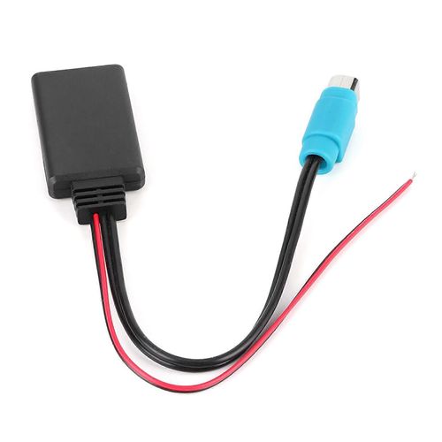 Adaptateur de cble Bluetooth AUX Module 2 RCA avec microphone mains libres pour Alpine pour Pioneer