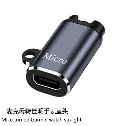 Adaptateur De Cble De Chargeur Portable Pour Montre,Convertisseur De Charge,Type C,Micro Usb,Ios,Femelle,Garmin Fenix 7,7s,7x,6,6s,6x,5,5s,5x - Type For Micro Usb #C