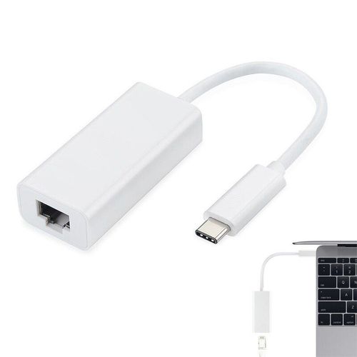 Adaptateur de cble Internet LAN Ethernet USB-C/TYPE-C vers RJ45, pour MACBook et appareils de type c, JAN88