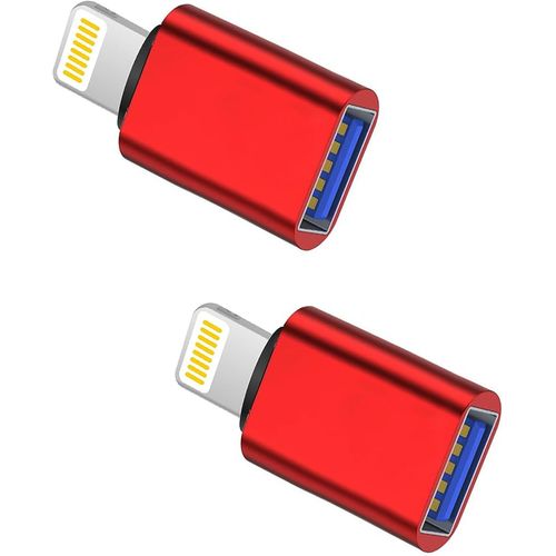 Adaptateur de camra Lightning vers USB, cble OTG USB 3.0 certifi Apple MFi pour iPhone 14 13 12 11 XS XR X SE 8 7 6 5 iPad pour connecter Lecteur de Carte, Clavier, Souris, Piano, cl USB