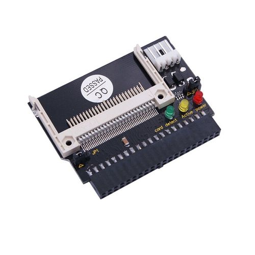 Adaptateur de carte Flash Compact Bootable,convertisseur de carte Riser pour ordinateur de bureau,CF vers IDE,connecteur 40 broches,CF mle vers IDE femelle,3.5 pouces