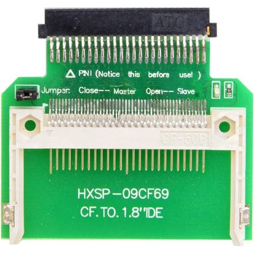 Adaptateur de Carte Mmoire CF Carte Mmoire Flash Compacte  50 Broches 1,8 Pouce Disque Dur IDE Adaptateur de Convertisseur SSD pour Toshiba