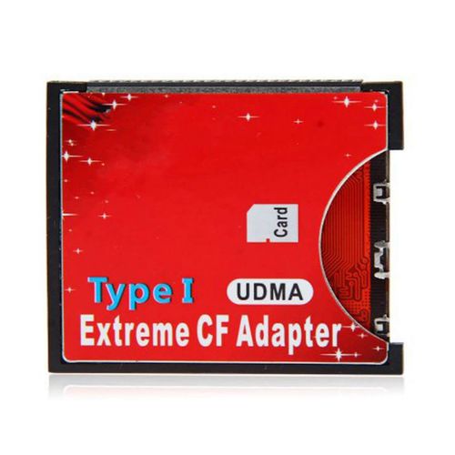 Adaptateur de Carte mmoire Compact Flash SD SDHC SDXC vers CF Type I Prise en Charge du Lecteur 16/32/64/128/256 Go Convertisseur de Carte CF vers SD