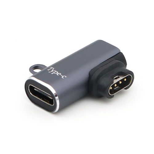 Adaptateur De Chargeur Portable Avec Trou De Lanire, Type C/8 Broches/Micro Usb, Prise En Charge De La Transmission De Donnes Pour Garmin Fenix 7/7s