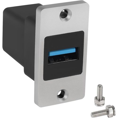 Adaptateur De Panneau Rectangulaire En Mtal 5 Gbit/S Usb3.0 Femelle Vers Femelle Connecteur De Montage Usb 3.0 Module De Donnes 5 V/0,5 A De Charge, Montage Sur Panneau De Bureau[GBP6277084]