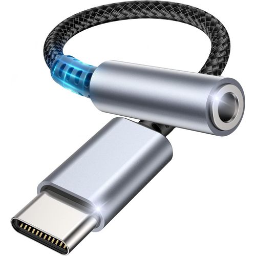 Adaptateur De Prise De Casque Usb C  3,5Mm, Adaptateur Jack Usb Type C Audio Avec Dac, couteurs Audio Numrique Type C Vers Audio Compatible Avec Galaxy S21 S20, Macbook Pro, Hua[CAS6210078]