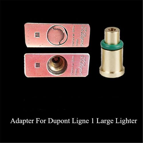 Adaptateur De Recharge De Gaz Pour Dunhill Dupont Et Autres Briquets Or Clbres,Buse En Laiton Gonflable Spciale Rutilisable,Tte En Cuivre,1 Pice - Type For Dupont L1 Large