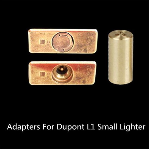 Adaptateur De Recharge De Gaz Pour Dunhill Dupont Et Autres Briquets Or Clbres,Buse En Laiton Gonflable Spciale Rutilisable,Tte En Cuivre,1 Pice - Type For Dupont L1 Small