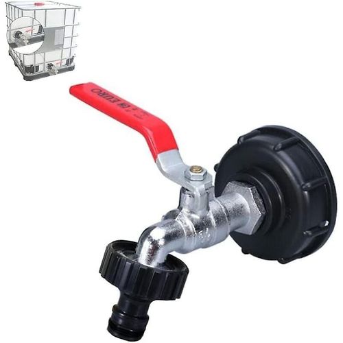 Adaptateur De Rservoir D'eau 1000 L Robinet De Rservoir 1000 L Ibc Raccord Filet 3/4