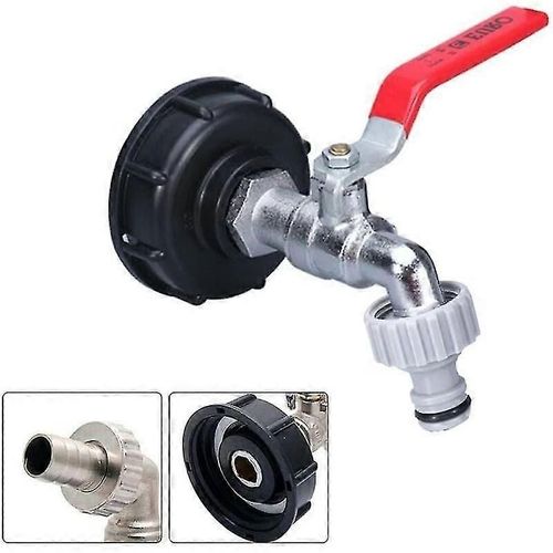 Adaptateur De Rservoir DEau 1000l Robinet De Rservoir 1000l Ibc 1/2  Connecteur Filet Rcuprateur DEau De Pluie Robinet Connecteur De Sortie Vanne Robinet Raccords De Tuyau DArrosage -_Spmyv