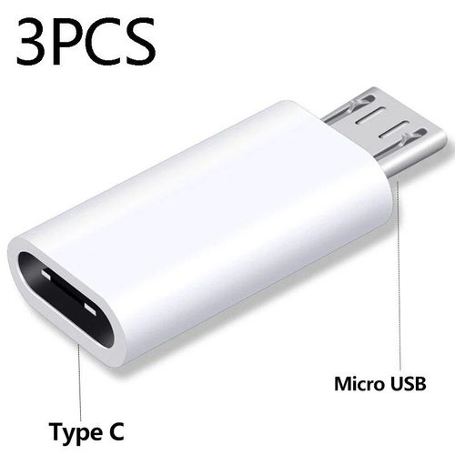 Adaptateur De Type C Vers Micro Usb Et Micro Usb Vers Type C,Connecteur,Chargeur,Convertisseur Pour Xiaomi Redmi Huawei - Type 3pcs Typec To Micro #B