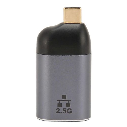 Adaptateur de type C vers RJ45 2500Mbps Plug and Play Coque en alliage daluminium Adaptateur USB C vers Ethernet pour ordinateur portable, tablette