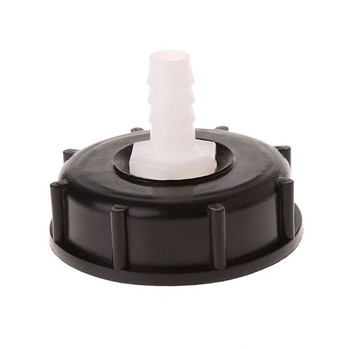 Adaptateur de vidange de qualite alimentaire Ibc pour reservoir fourre-tout 2.36 pouce filetage grossier  12mm