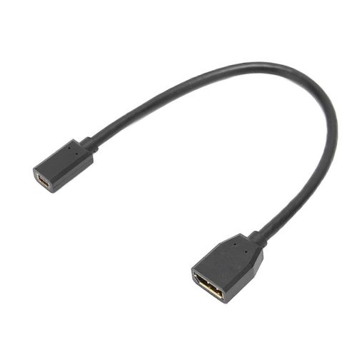 Adaptateur DisplayPort Mini DisplayPort 8K Femelle vers DP Paire d'extension femelle Cblage Cble de transfert DP vers Mini DP