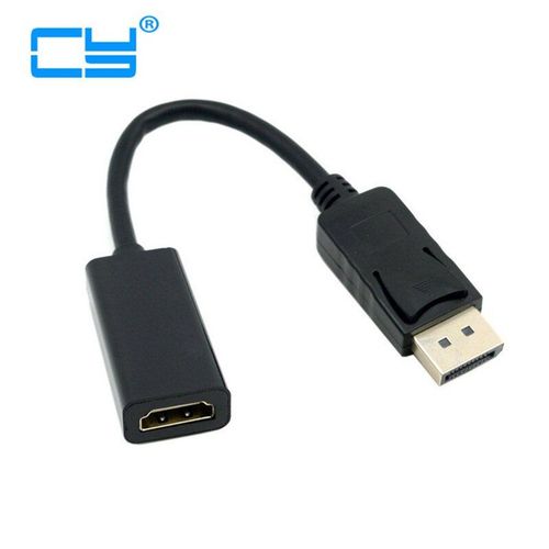 Adaptateur DP DisplayPort mle vers HDMI femelle, convertisseur, prise en charge de la vue, affichage multi cran, connecteur EDID DP HDMI