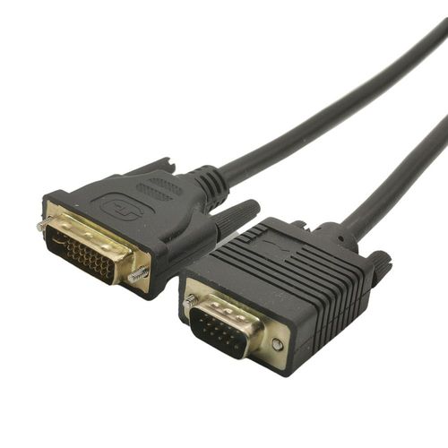 Adaptateur DVI vers VGA Convertisseur adaptateur DVI mle vers VGA mle DVI-D 24 + 5 vers VGA pour ordinateur Projecteur d'cran TV DVI vers VGA - Type 0.3M