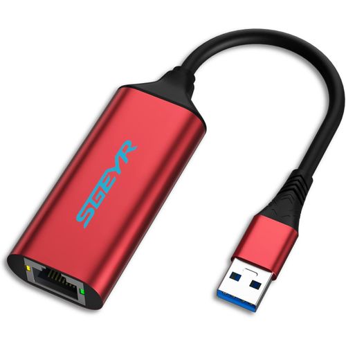 Adaptateur Ethernet pour Fire TV, Convertisseur Rj45 vers USB, Adaptateur USB vers Rj45 Ethernet, Cable Ethernet USB, Adaptateur USB Rj45 Ethernet, Cable USB Rj45 Ethernet, pour Windows, Rou.[V281]