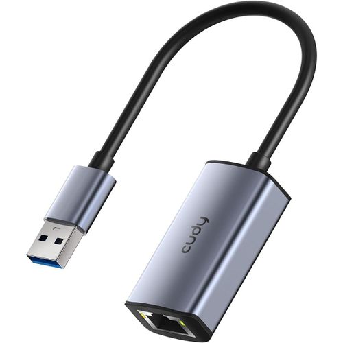 Adaptateur Ethernet USB-A, adaptateur rseau USB 3.0 Gigabit, adaptateur Internet LAN RJ45 en aluminium sans pilote, compatible avec Switch, MacBook, TV Box, XPS, Steam Dec, UE10A.[V409]