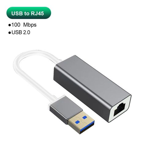 Adaptateur Ethernet USB Type C 1000Mbps,carte rseau RJ45 USB 3.0 pour MacBook PC Windows XP 7 8 10,cble Internet Lan USB Android - Type USB 100Mbps #B