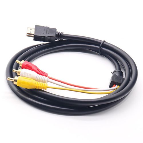Adaptateur Hdmi Rca Vers Hdmi Cble Audio Vido Haute Dfinition Cble Convertisseur Audio Vido Av 1,5 M -Pack De 2[GBP6275929]